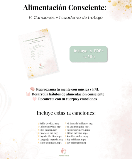 Alimentación Consciente y Nutrición Saludable-14 Canciones con Intención